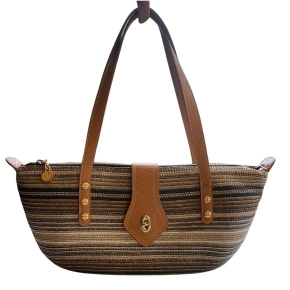 Eric Javits Handbags - Eric Javits Stripe Squishy Tote Purse